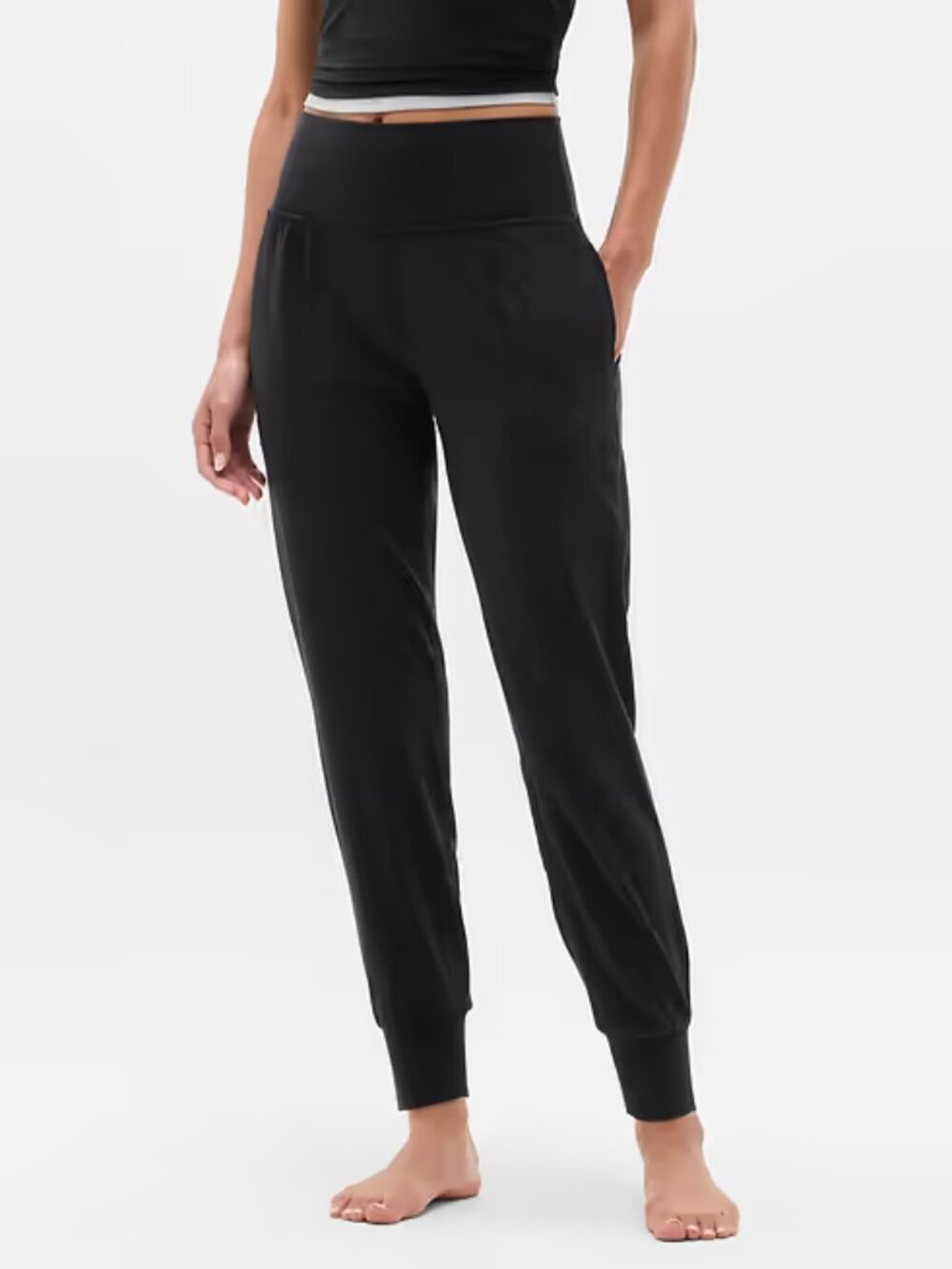 NWT Athleta Salutation High Rise Joggers Black Size XS